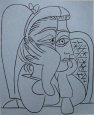 Femme Accoudee Picasso